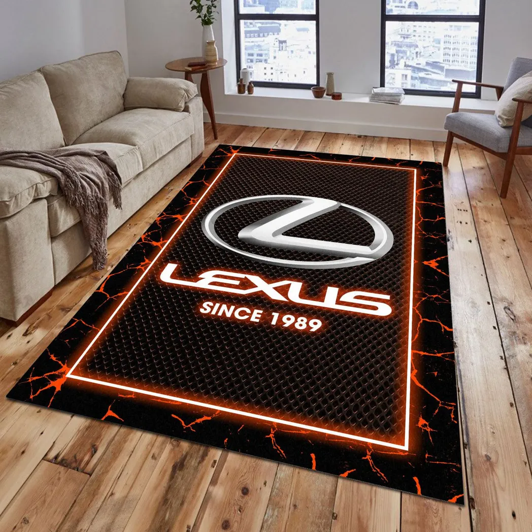 lexus rug gift for lexus lovers gift for him husband boyfriend car5202192545 orange tbhi2