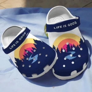 life is good crocs classic clogs t1s8k