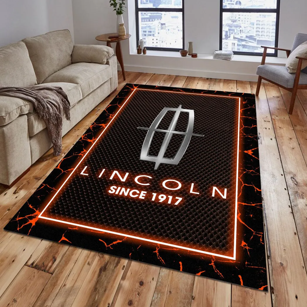 lincoln rug gift for lincoln lovers gift for him husband boyfriend car5202192546 orange 1havj