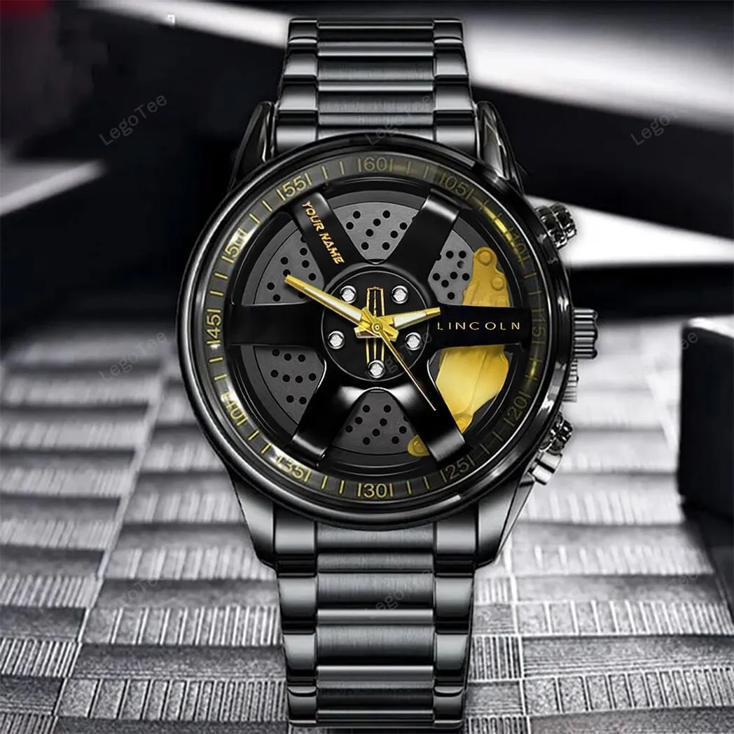 lincoln uhren edelstahl uhr fr lincoln fans geschenk fr papa car32803270250052 ogiyv