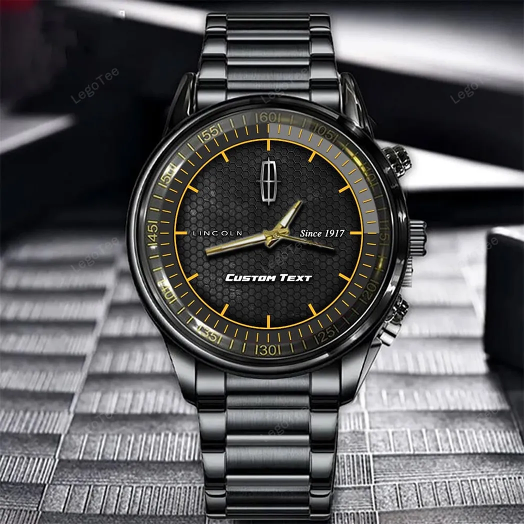lincoln uhren edelstahl uhr fr lincoln fans geschenk fr papa car32803270250494 cyuvm