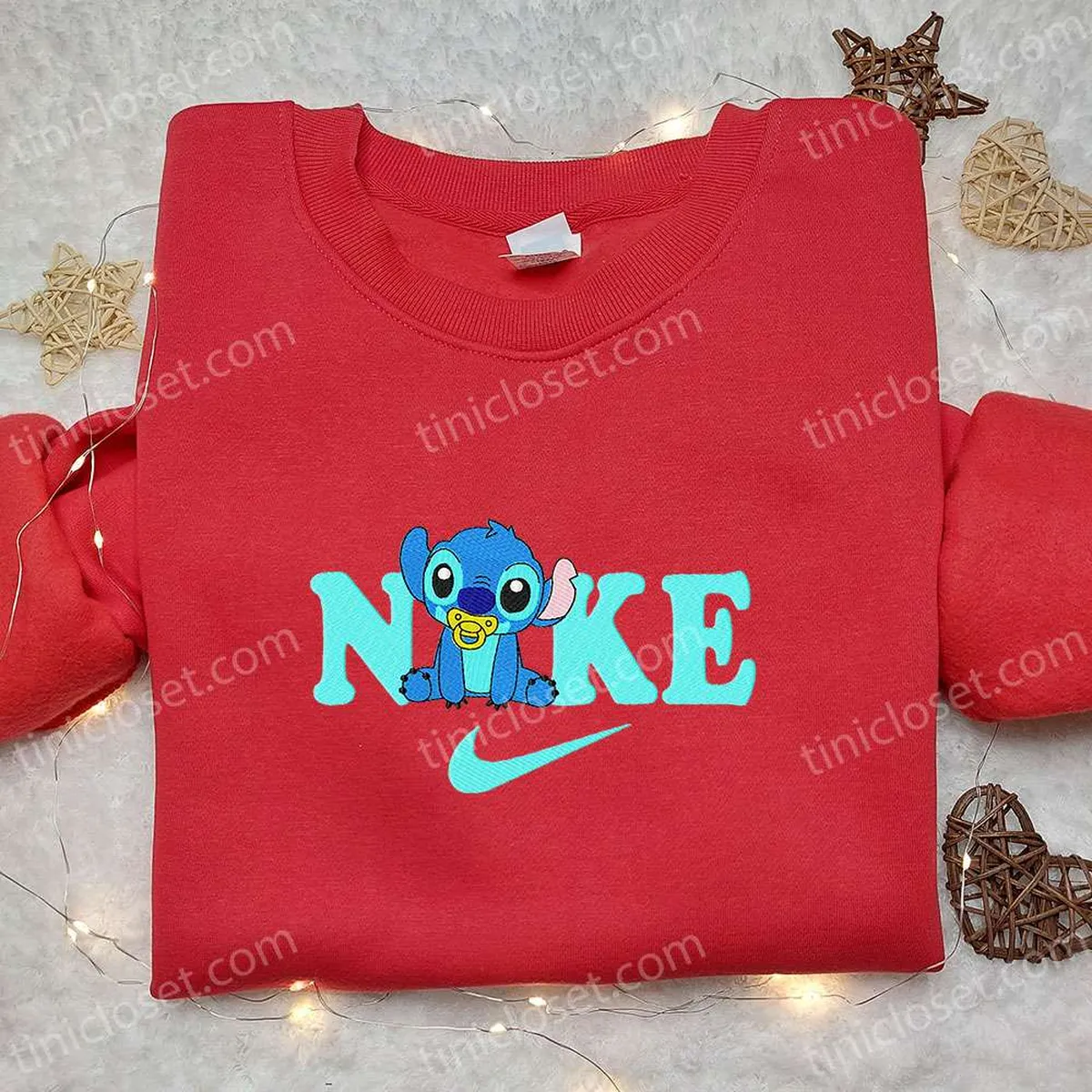 little stitch x nike cartoon bestickter hoodie lilo und stitch besticken hemd nike disney besticken hemd nfiu7