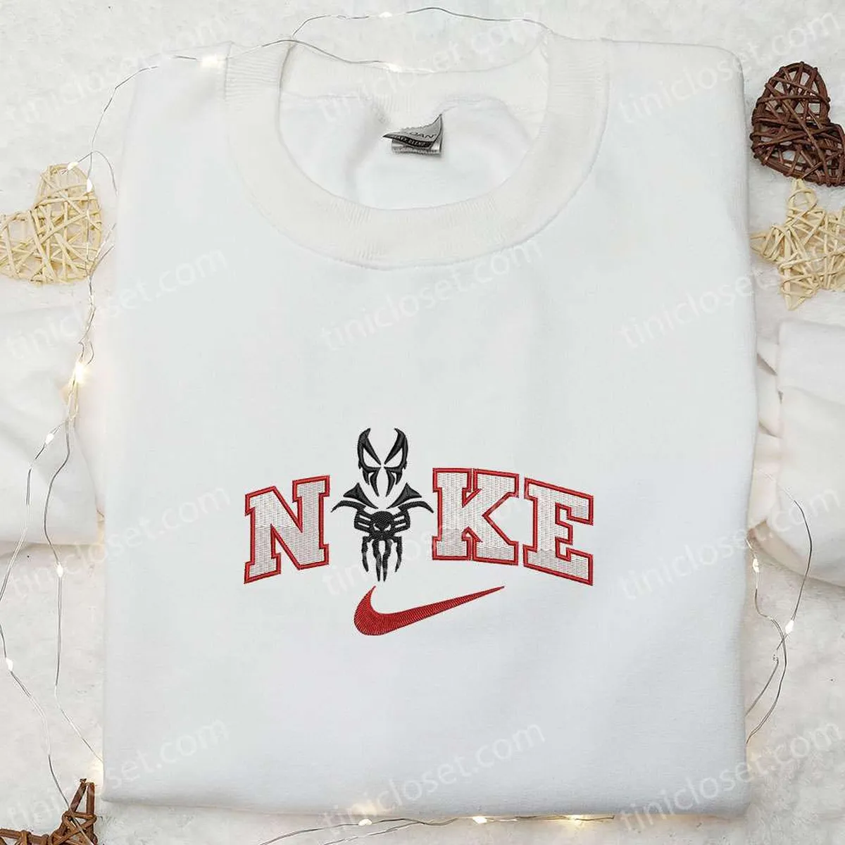 logo spider man x nike besticken sweatshirt marvel und dc comics hoodie besticken das beste geschenk