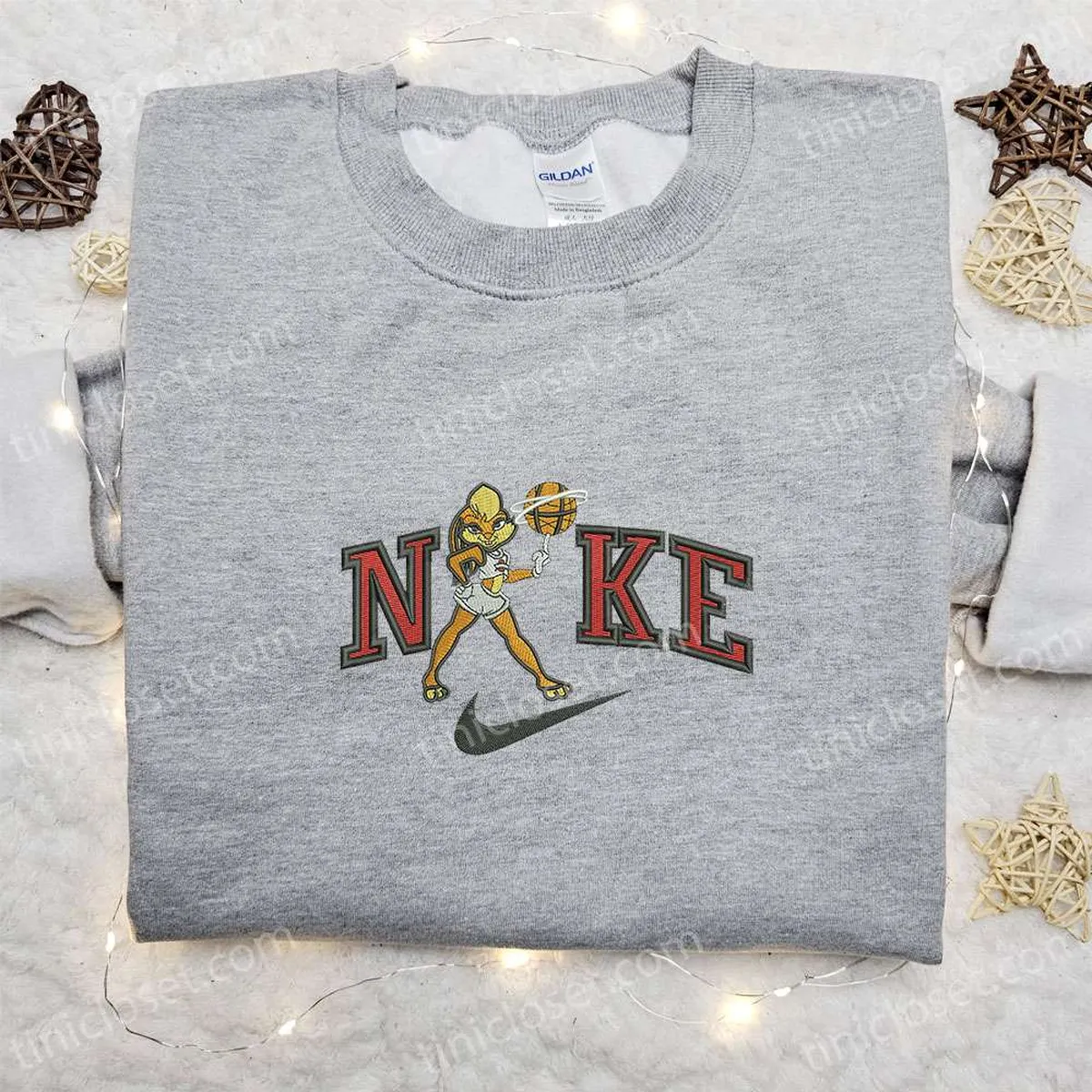 lola bunny spinning basketball x nike besticken sweatshirt disney looney tunes bestickter hoodie cartoon hoodie besticken 6azsv