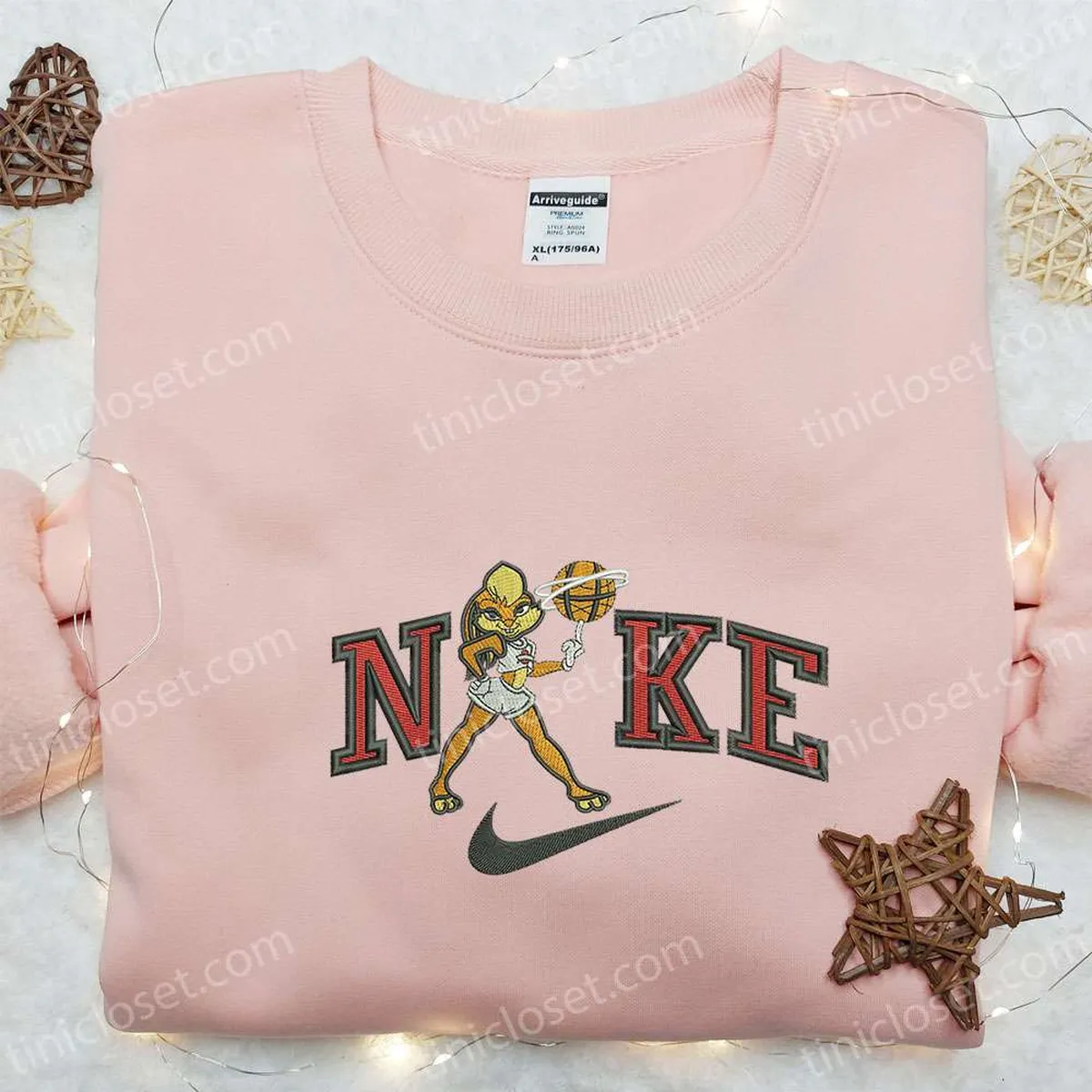 lola bunny spinning basketball x nike besticken sweatshirt disney looney tunes bestickter hoodie cartoon hoodie besticken g21rh