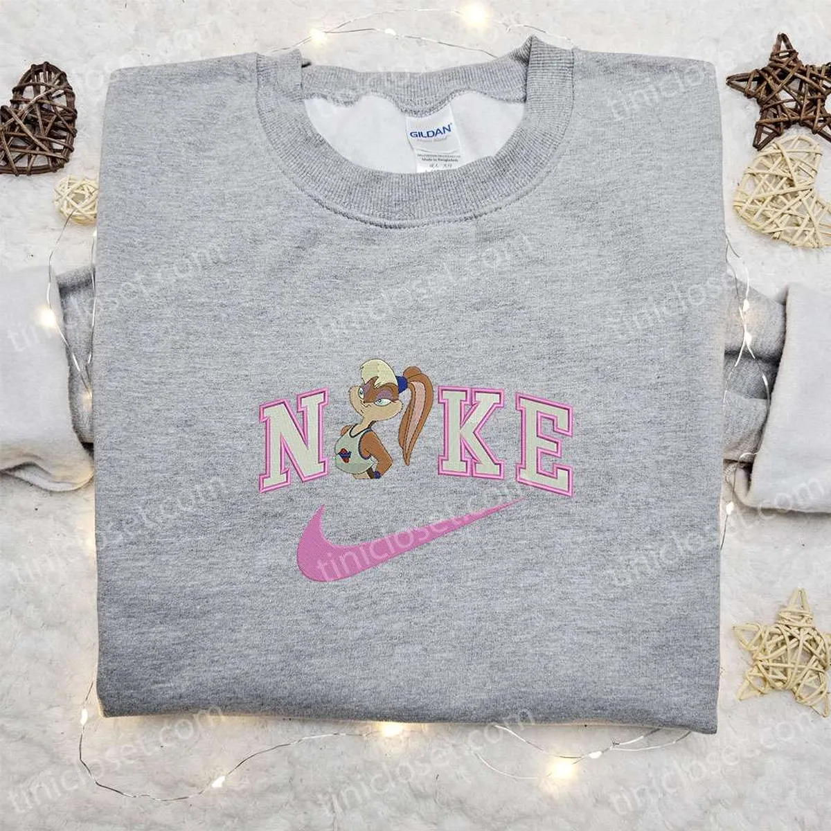 lola bunny x nike besticken sweatshirt disney looney tunes bestickter hoodie cartoon hoodie besticken yfcwz