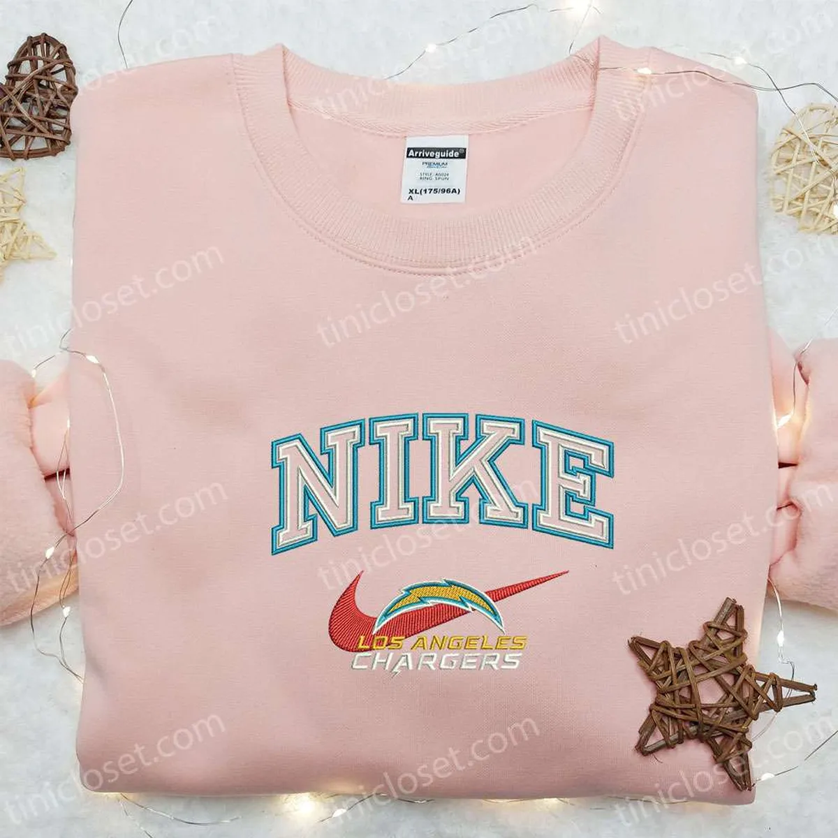 los angeles chargers x nike tshirts besticken sport bestickter hoodie beste geschenkideen