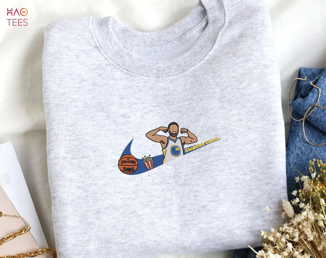 los angeles nike besticken sweatshirt im modischen stil