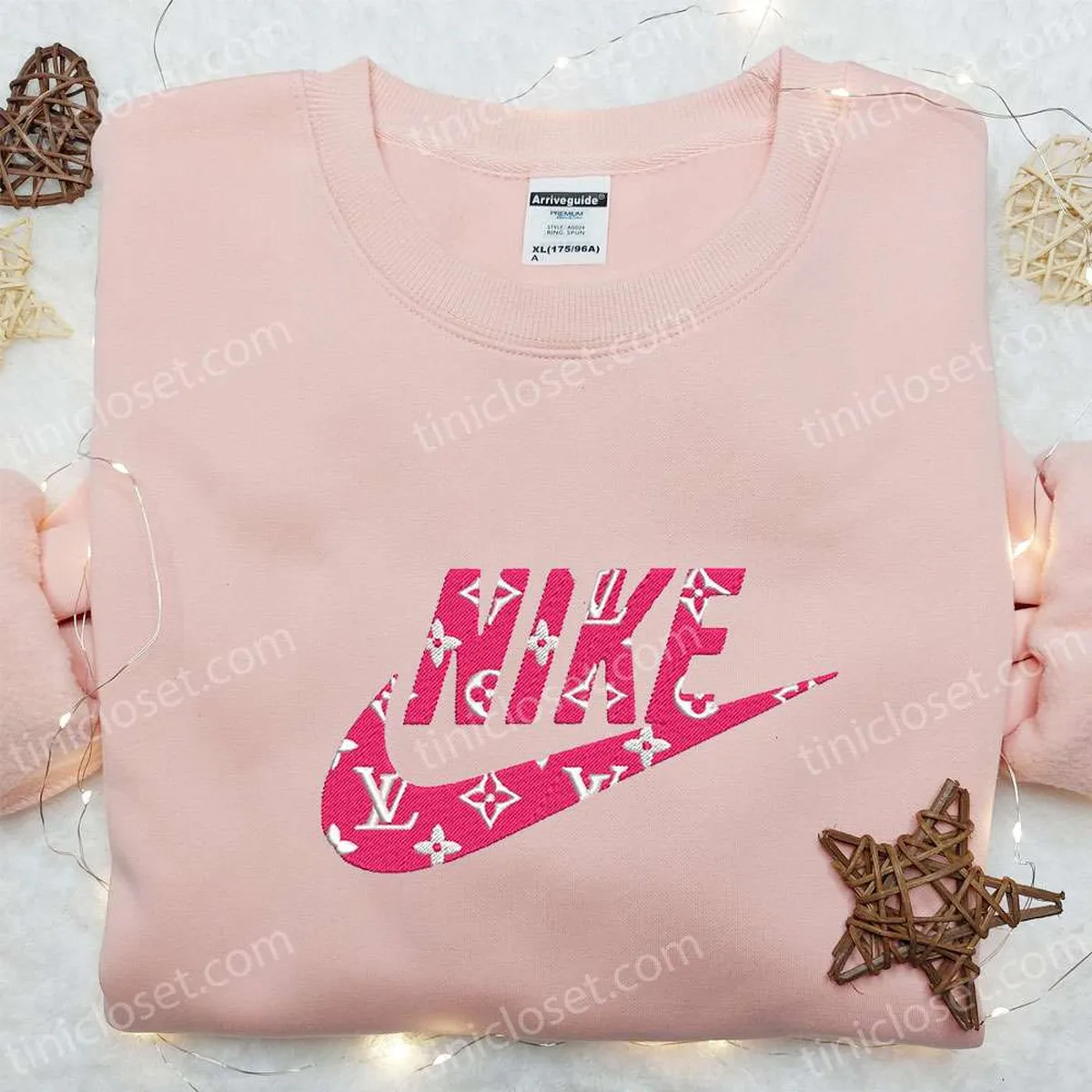 louis vuitton x nike bestickter hoodie von nike inspiriertes hoodie besticken beste geburtstagsgeschenkideen 07dfz