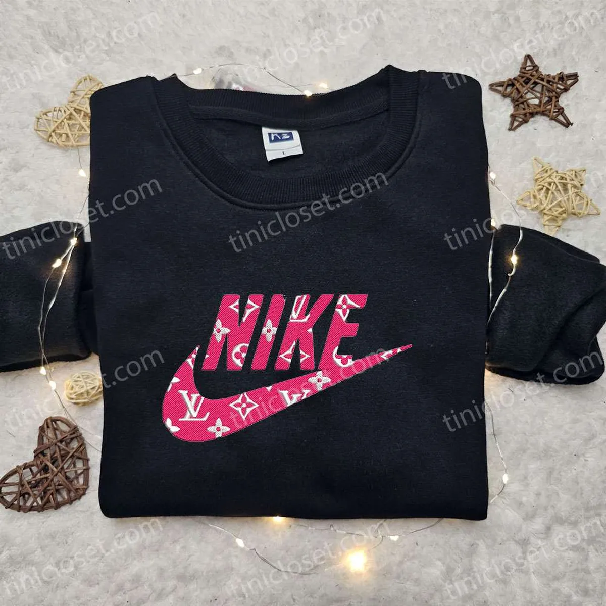 louis vuitton x nike bestickter hoodie von nike inspiriertes hoodie besticken beste geburtstagsgeschenkideen 4pnim