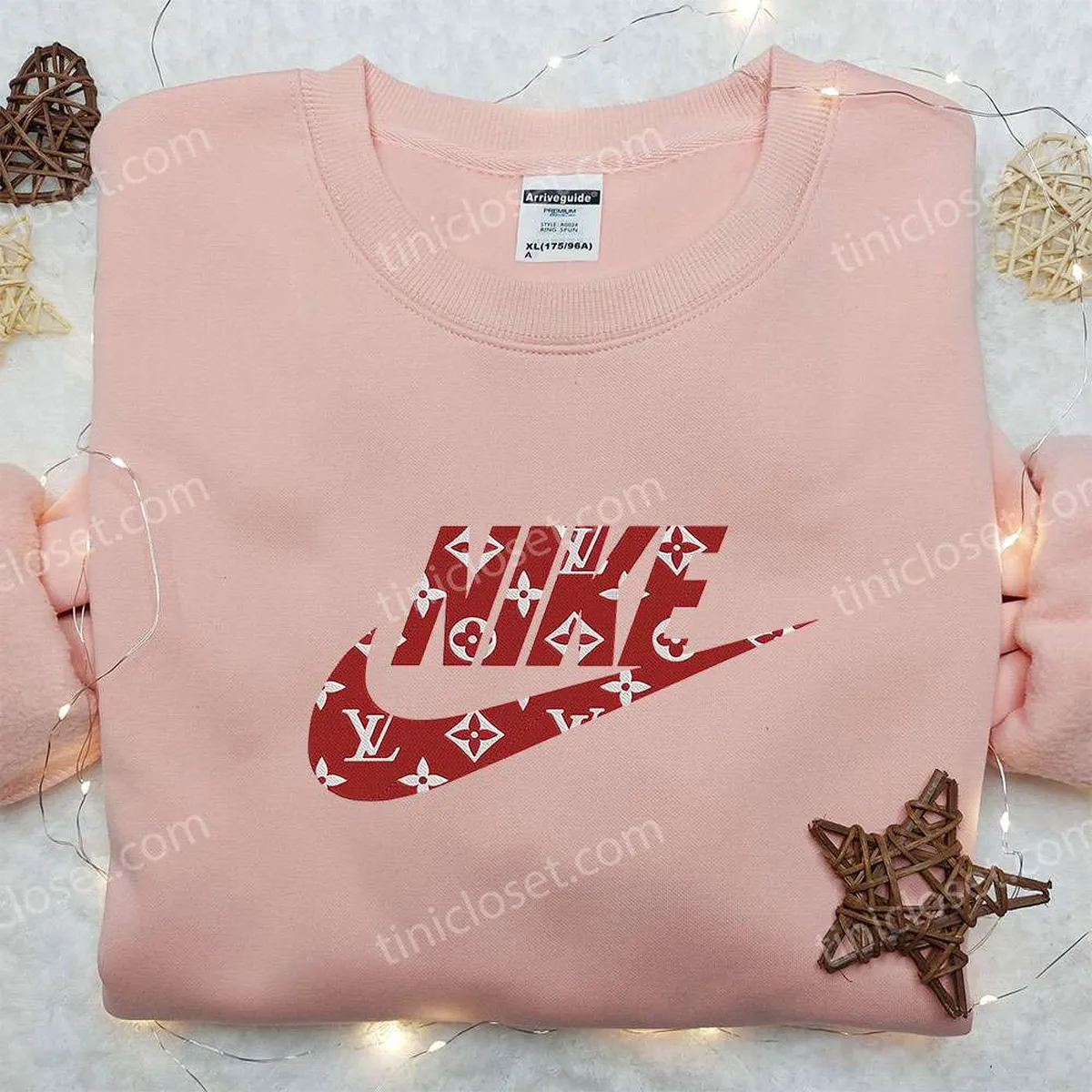 louis vuitton x nike bestickter hoodie von nike inspiriertes hoodie besticken beste geburtstagsgeschenkideen z9b6p