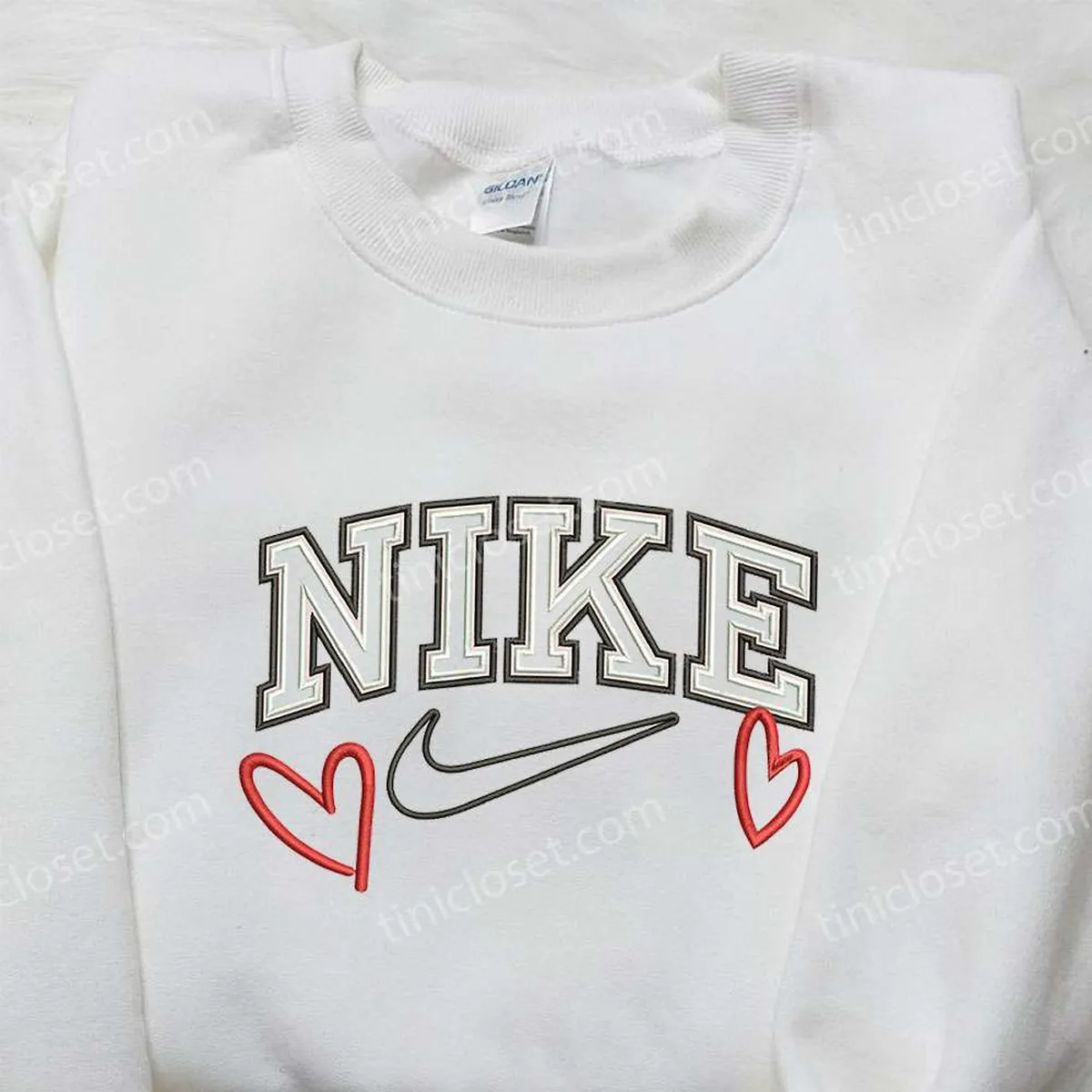 love heart x nike besticken sweatshirt von nike inspiriertes hoodie besticken beste valentinstag geschenkideen di5k1