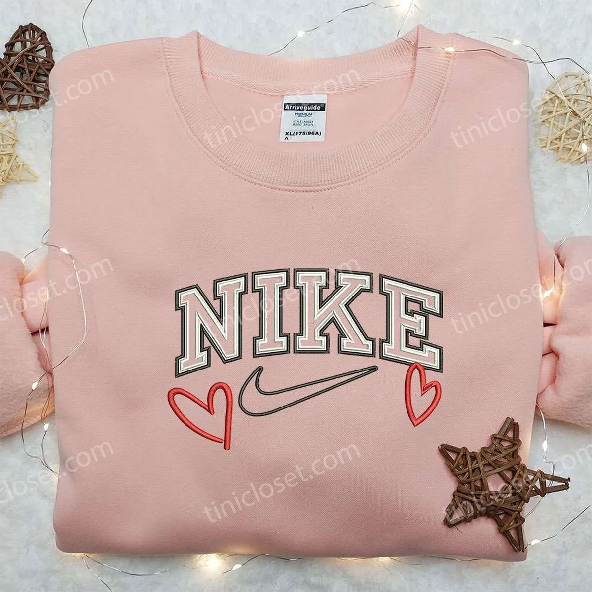 love heart x nike besticken sweatshirt von nike inspiriertes hoodie besticken beste valentinstag geschenkideen jc1nr