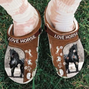 love horse crocs classic clogs opkue