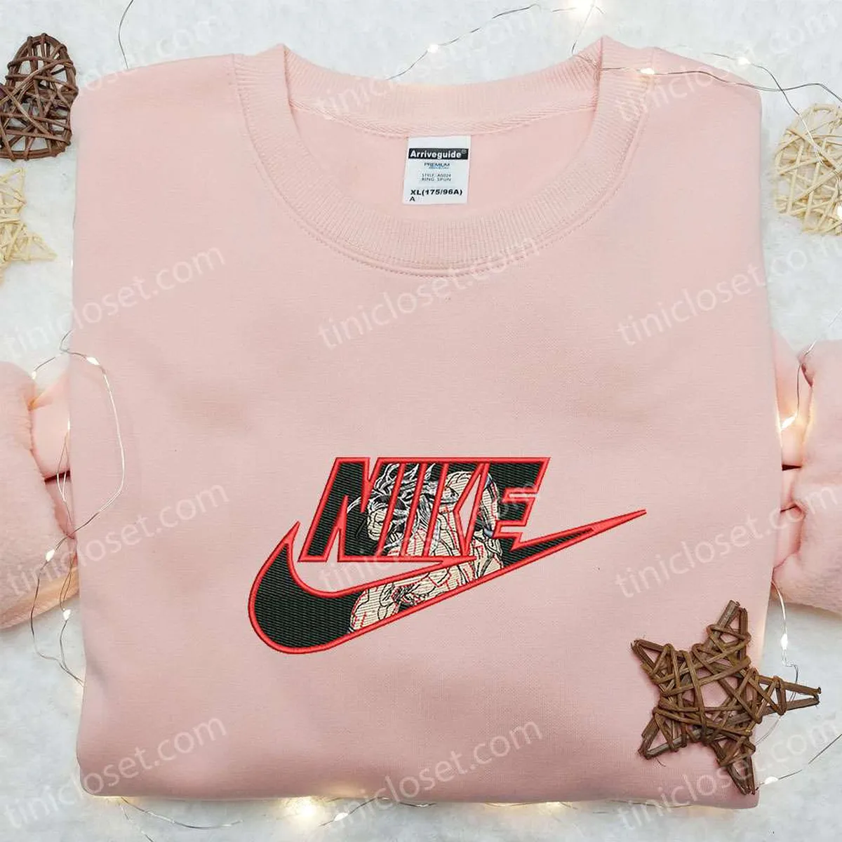 lu bu x nike anime bestickter hoodie record of ragnarok hoodie besticken nike inspiriertes hoodie besticken imitq