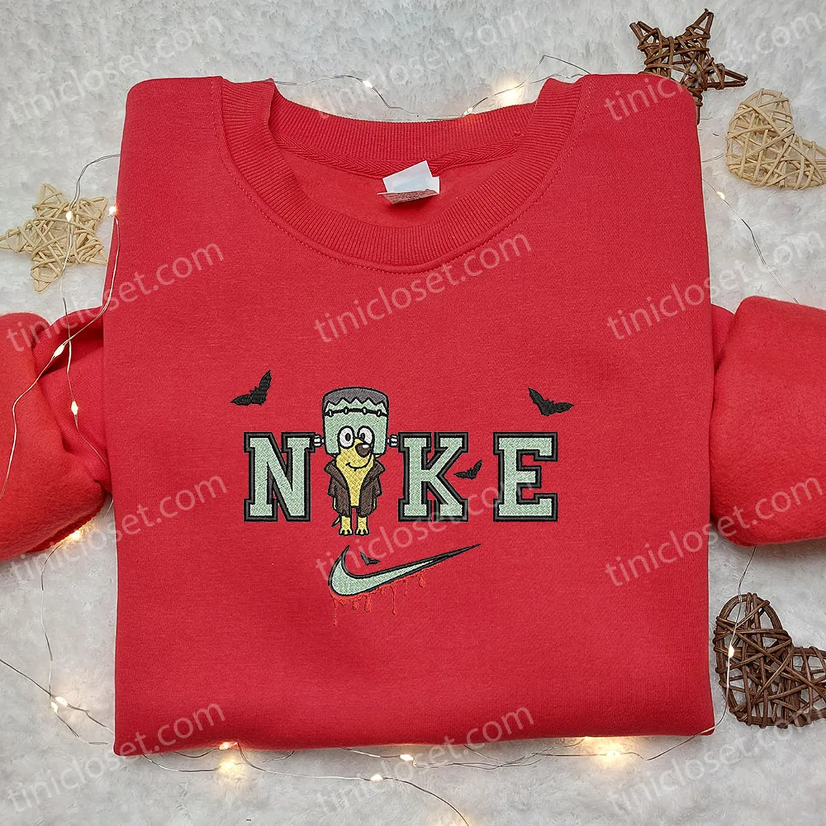 lucky halloween x nike bestickter hoodie the bluey disney hoodie besticken nike inspiriertes hoodie besticken qhitp