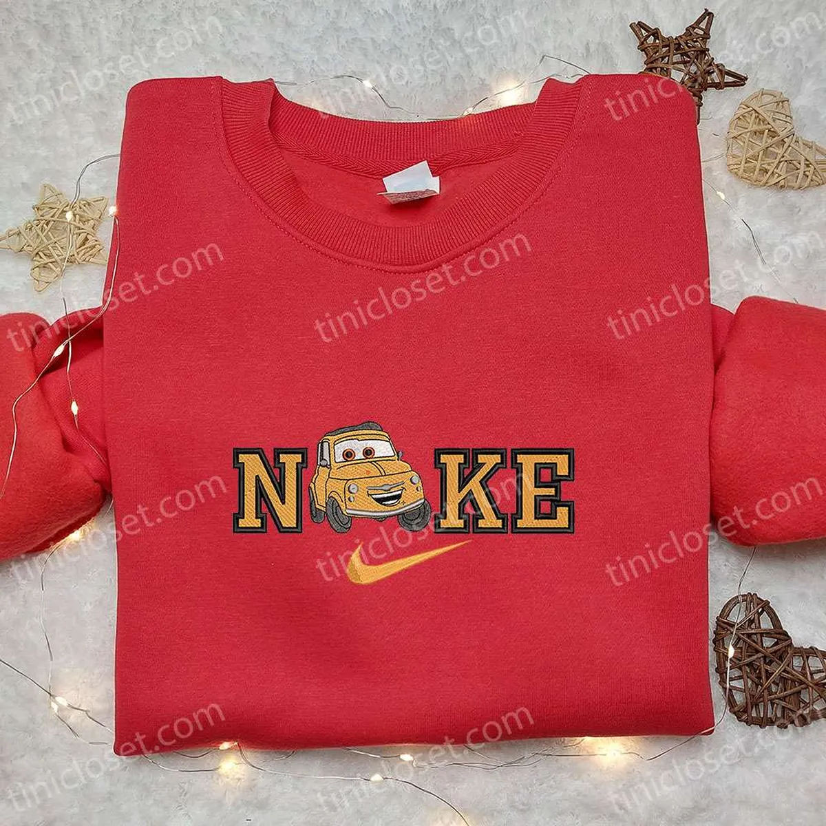 luigi x nike cartoon bestickter hoodie disney hoodie besticken nike inspiriertes hoodie besticken