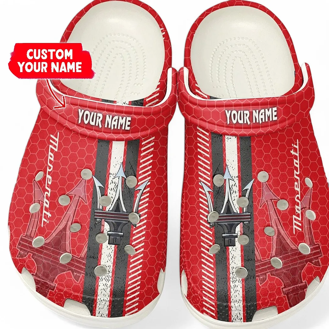 maserati crocs shoes gift for maserati lovers birthday gift for husband boyfriend car82022025621 white 8zvar