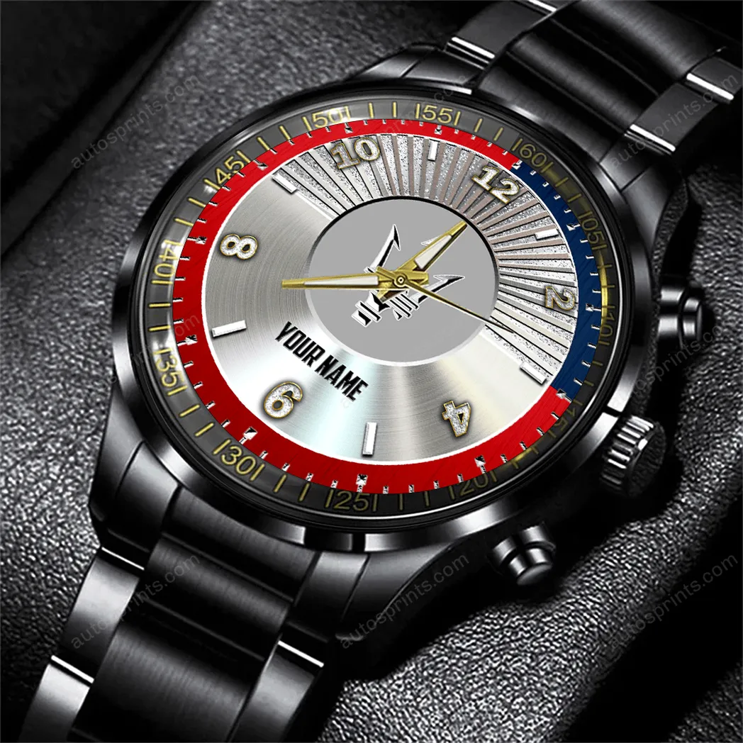 maserati uhren edelstahl uhr fr maserati fans geschenk fr papa car32803270250844 brlnc