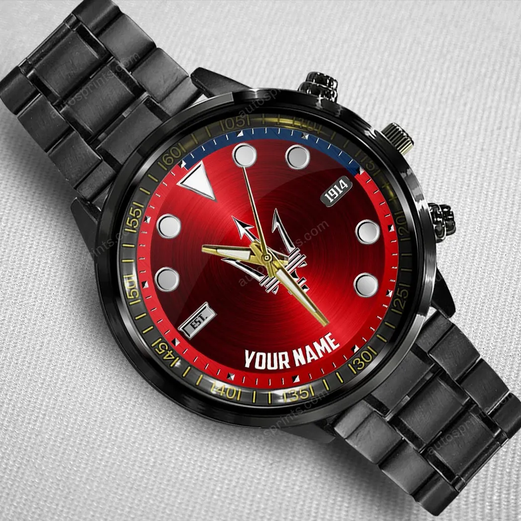 maserati uhren edelstahl uhr fr maserati fans geschenk fr papa car32803270250984 ekbno