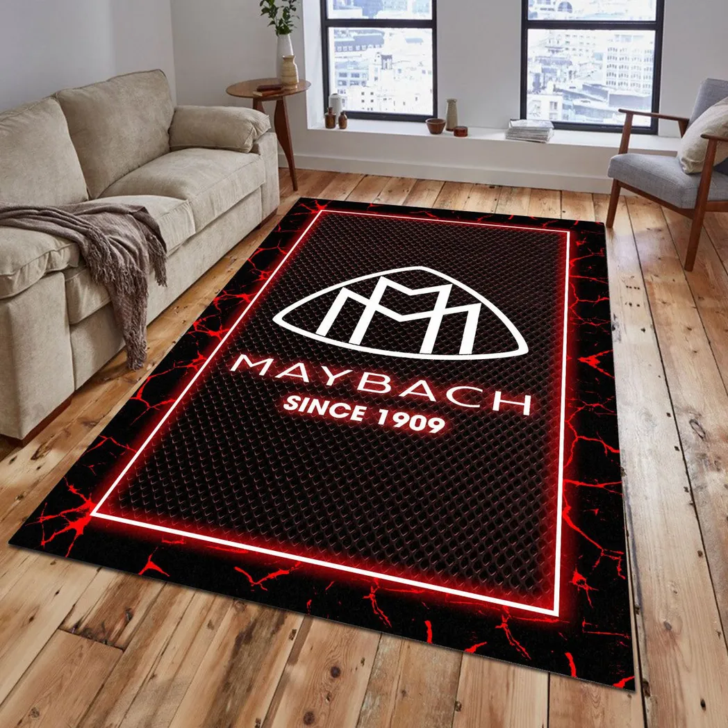 maybach rug gift for maybach lovers gift for him husband boyfriend car5202192549 red lemph