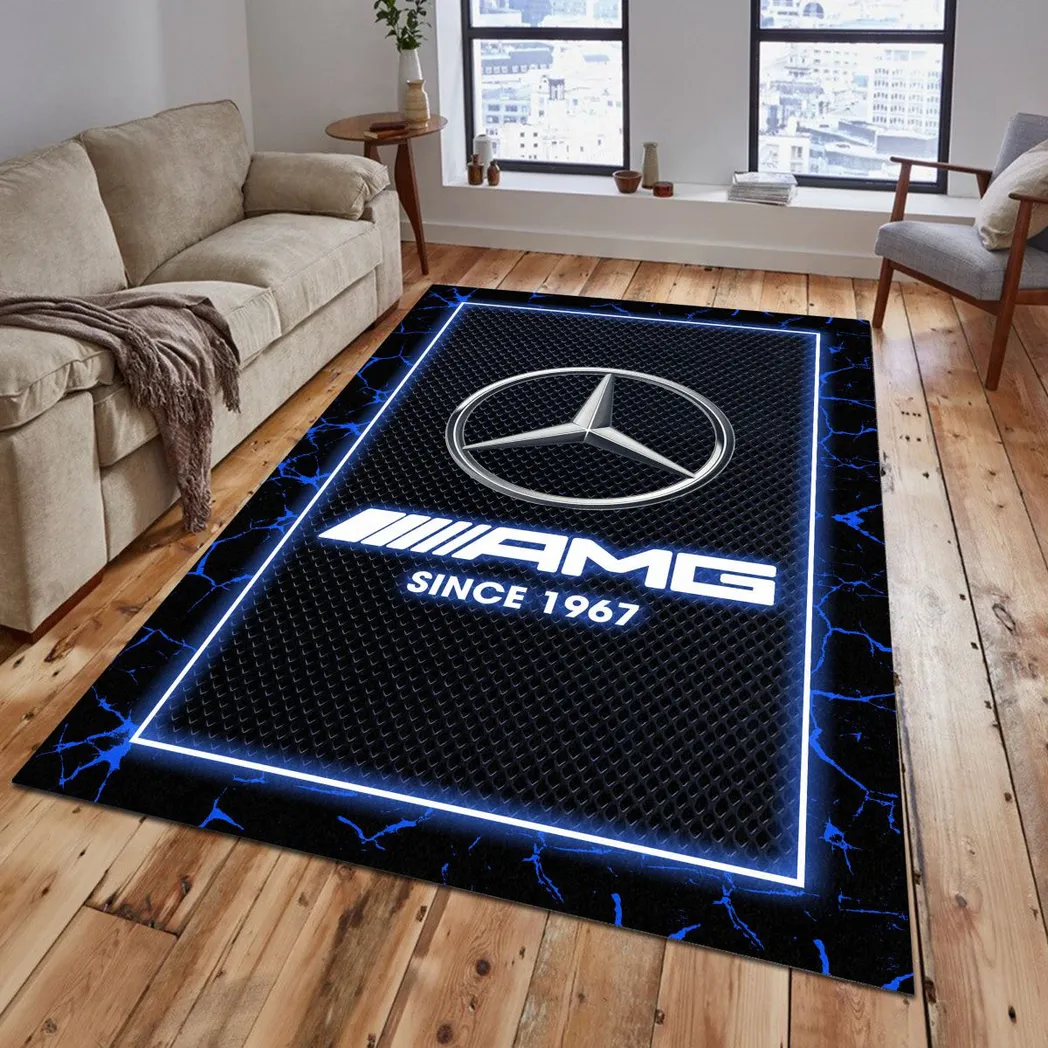 mercedes amg rug gift for mercedes amg lovers gift for him husband boyfriend car5202192552 blue bbm8u