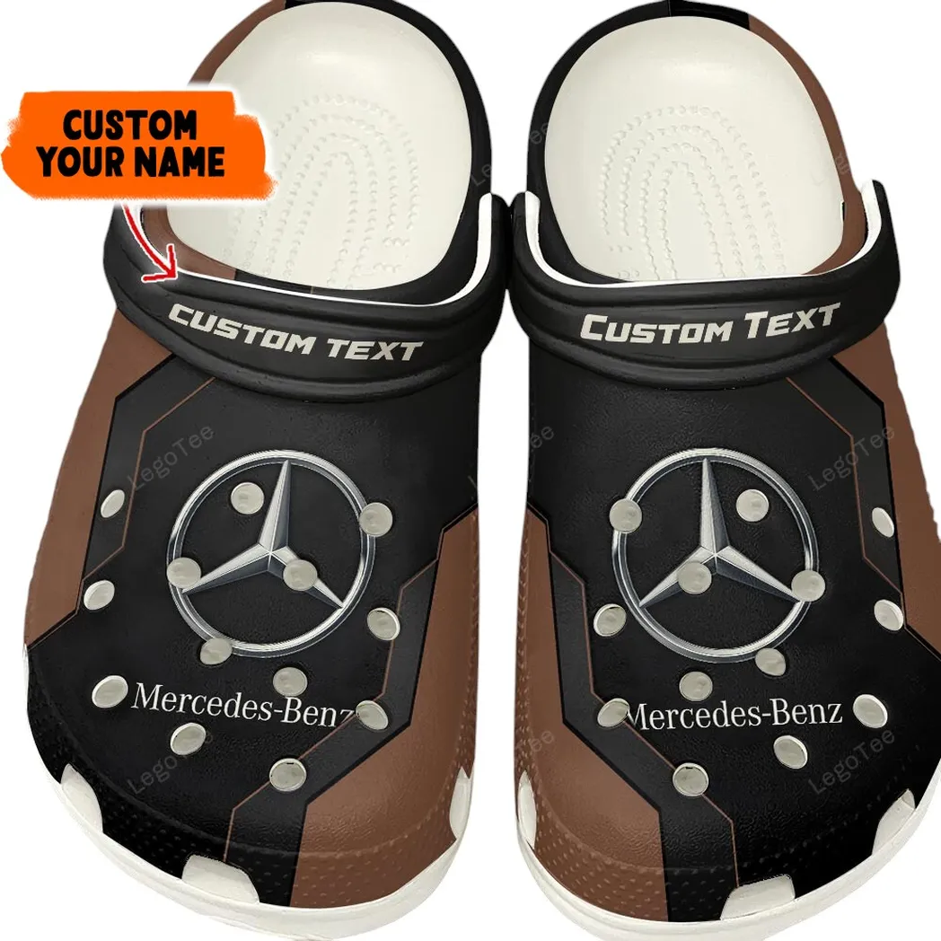 mercedes benz crocs gift for mercedes benz lovers gift for him husband boyfriend brown car140021225555 2