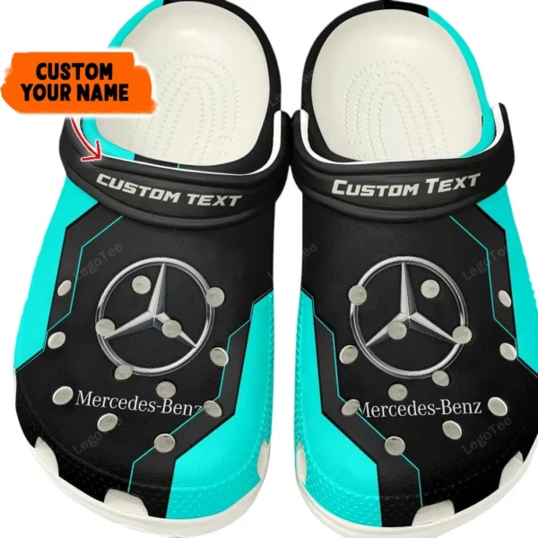 mercedes benz crocs gift for mercedes benz lovers gift for him husband boyfriend cyan car140021225555 3 bwfd9