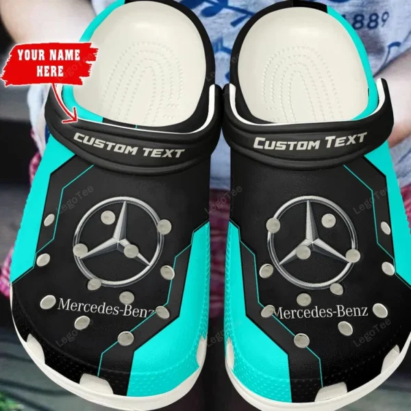 mercedes benz crocs gift for mercedes benz lovers gift for him husband boyfriend cyan car140021225555 3 kuntw