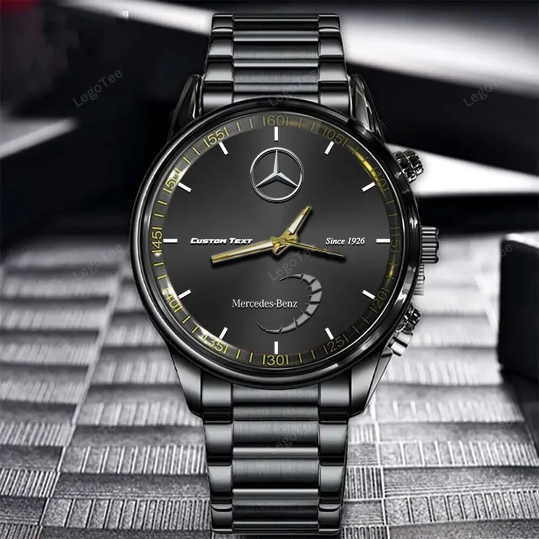 mercedes benz uhren edelstahl uhr fr mercedes benz fans geschenk fr papa car32803270250526