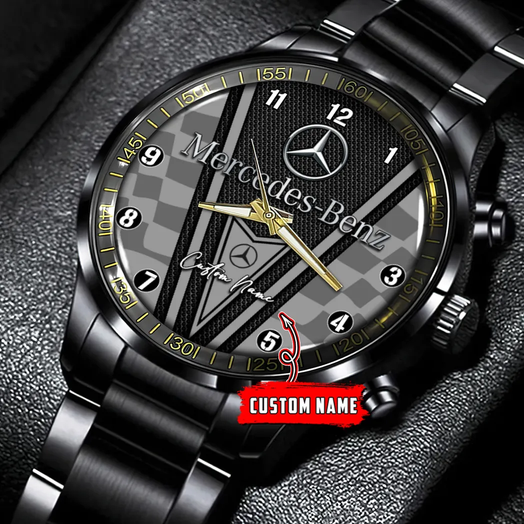 mercedes benz uhren edelstahl uhr fr mercedes benz fans geschenk fr papa car32803270250811 l6bpu
