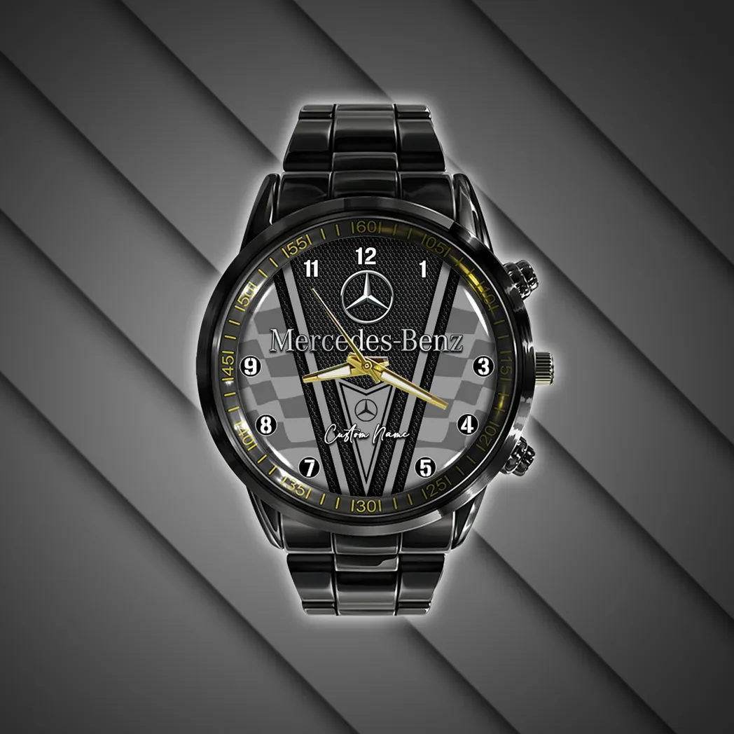 mercedes benz uhren edelstahl uhr fr mercedes benz fans geschenk fr papa car32803270250811 nwvos