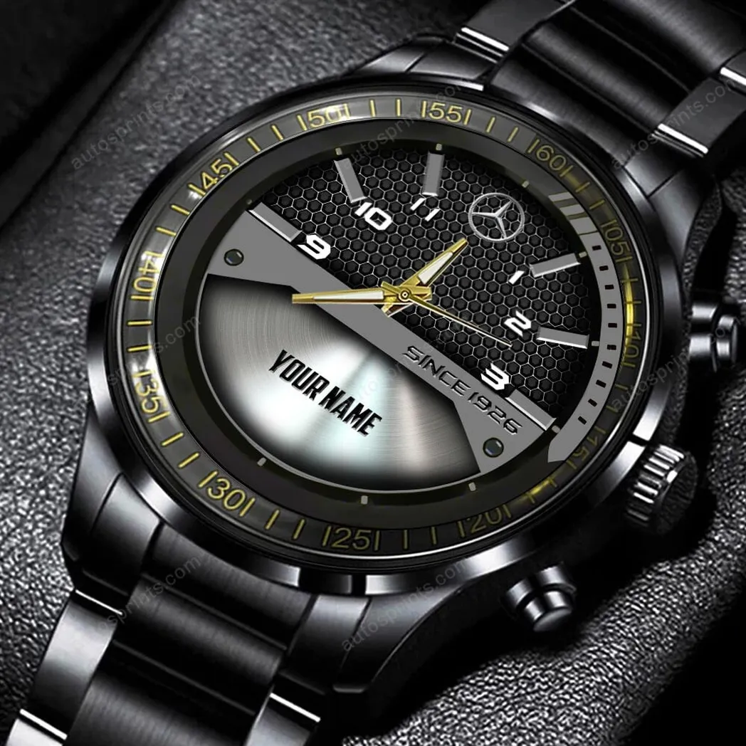 mercedes benz uhren edelstahl uhr fr mercedes benz fans geschenk fr papa car32803270251103 iapev