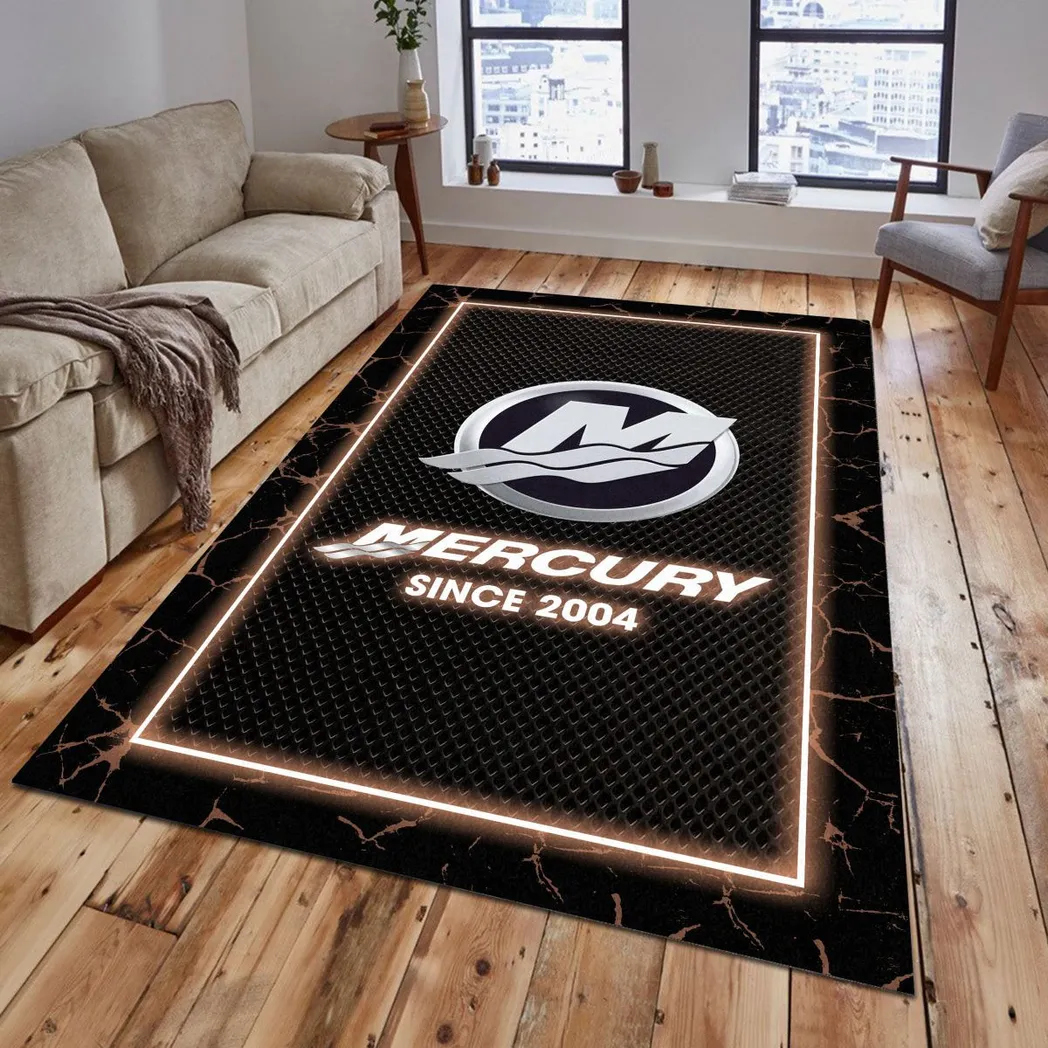 mercury marine rug gift for mercury marine lovers gift for him husband boyfriend car5202192554 brown ev7ch