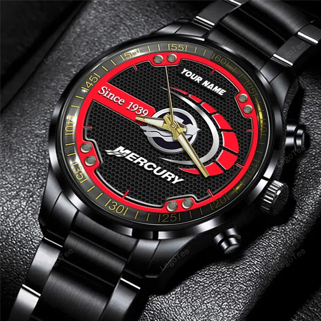 mercury marine uhren edelstahl uhr fr mercury marine fans geschenk fr papa car32803270250217 szpvd