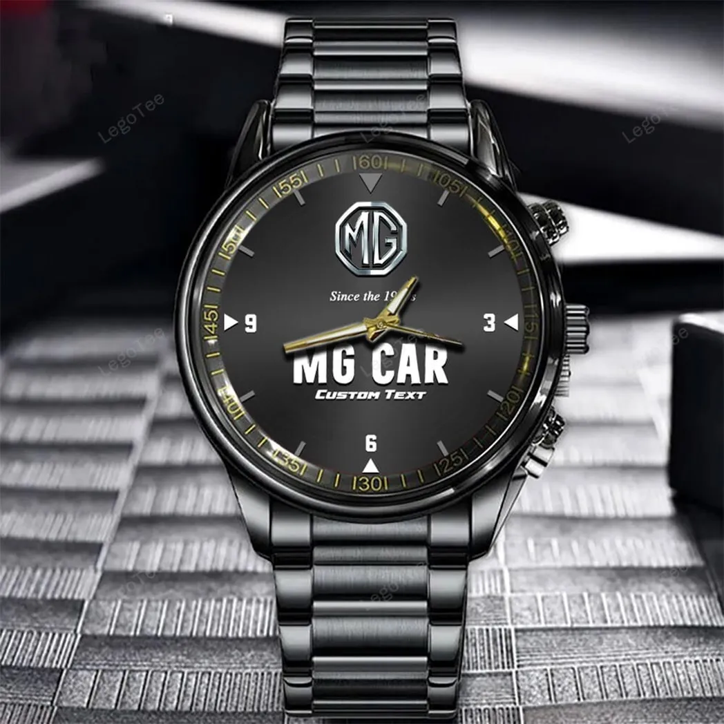 mg uhren edelstahl uhr fr mg fans geschenk fr papa car32803270250353 jutdu
