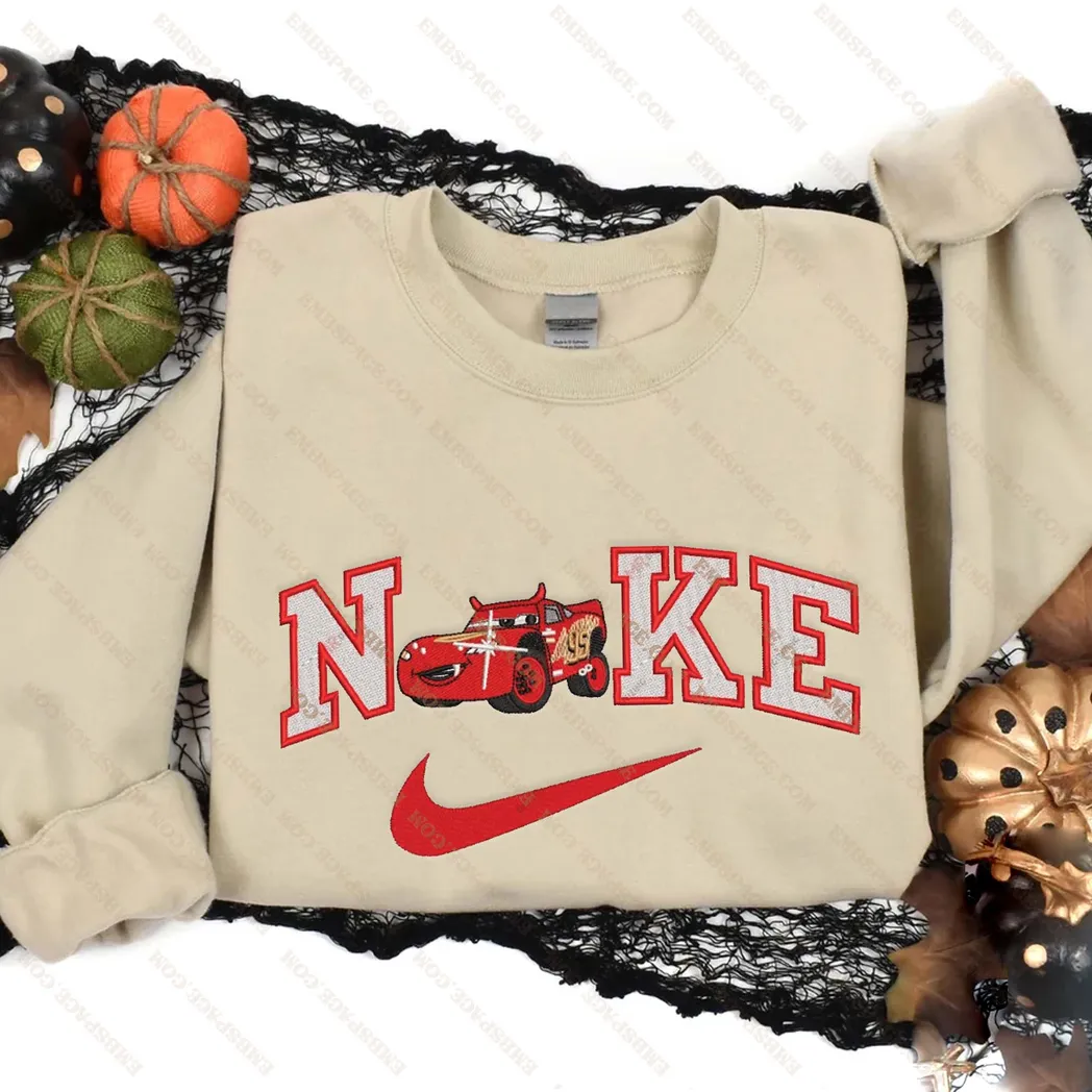 mickey mouse cartoon halloween nike besticken sweatshirt modestil oaprt