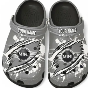 Mini Cooper Crocs, Geschenk für Mini Cooper Fan CAR5602192557 - Schwarz