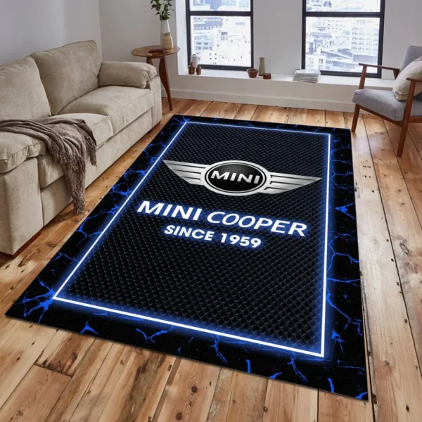 mini cooper rug gift for mini cooper lovers gift for him husband boyfriend car5202192556 blue ykuzs