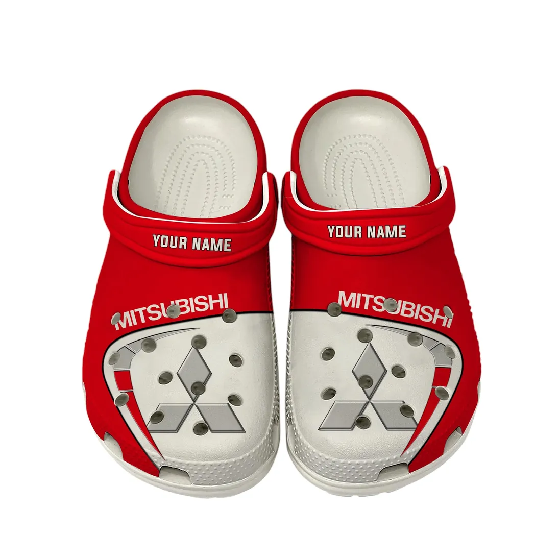 mitsubishi crocs gift for mitsubishi lover gift for him husband boyfriend car16802262545 white ueinz