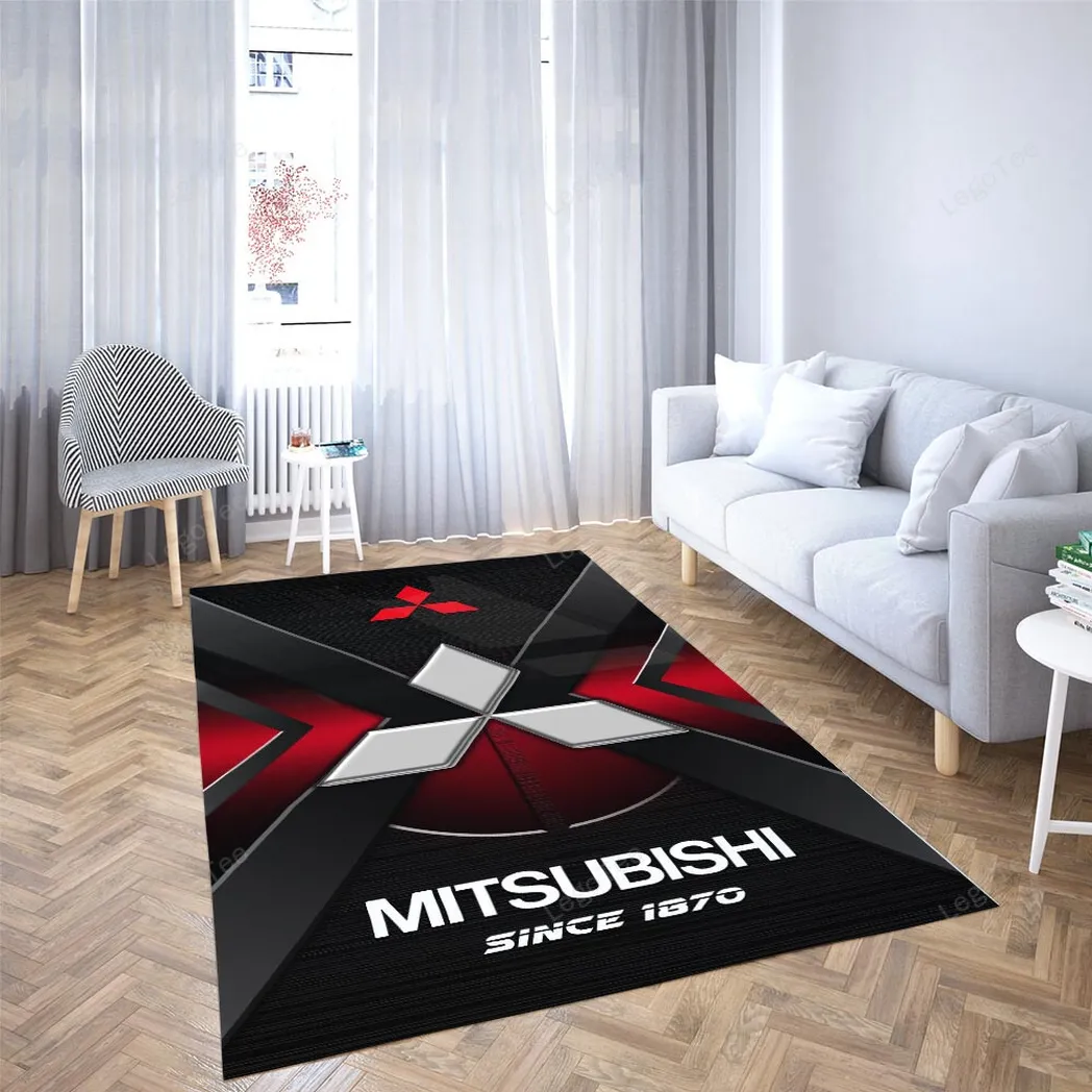 mitsubishi rug gift for mitsubishi lovers gift for him husband boyfriend car133021225579 do9fn