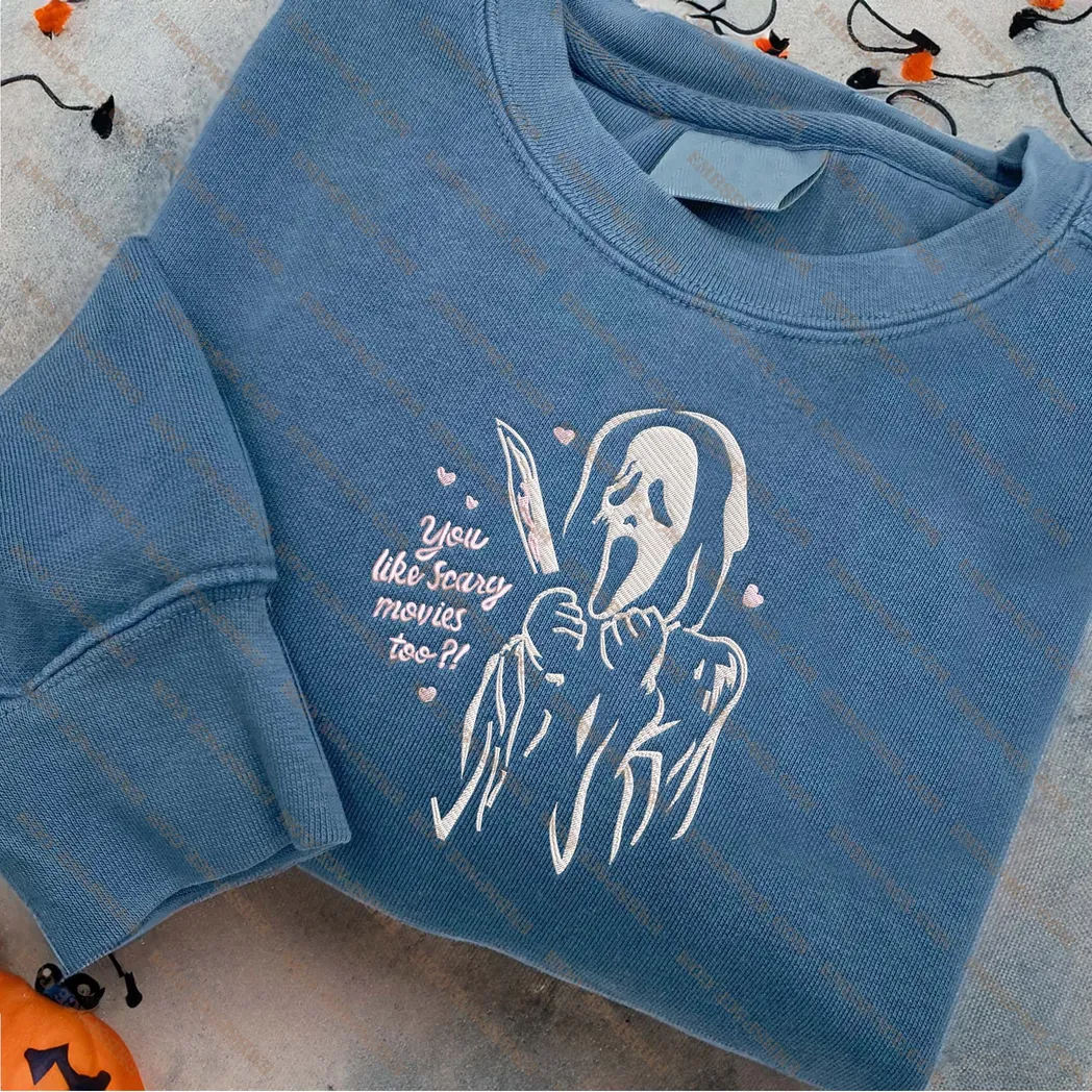 niedlicher geist der ein fahrrad fhrt besticken sweatshirt im modischen stil 2cvve