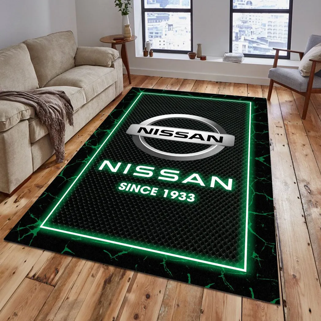 nissan rug gift for nissan lovers gift for him husband boyfriend car5202192560 green ftp5i