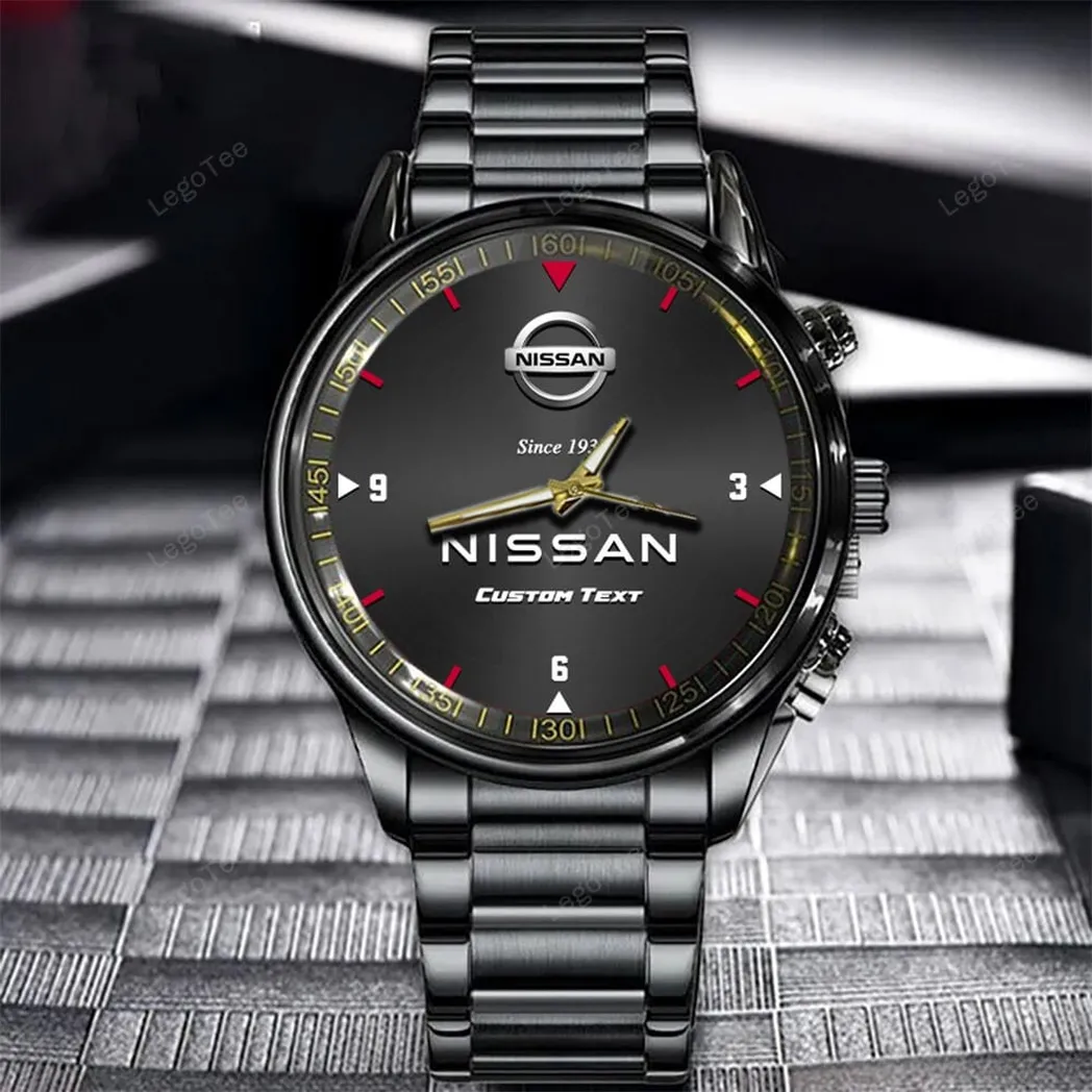nissan uhren edelstahl uhr fr nissan fans geschenk fr papa car32803270250420 vt31r