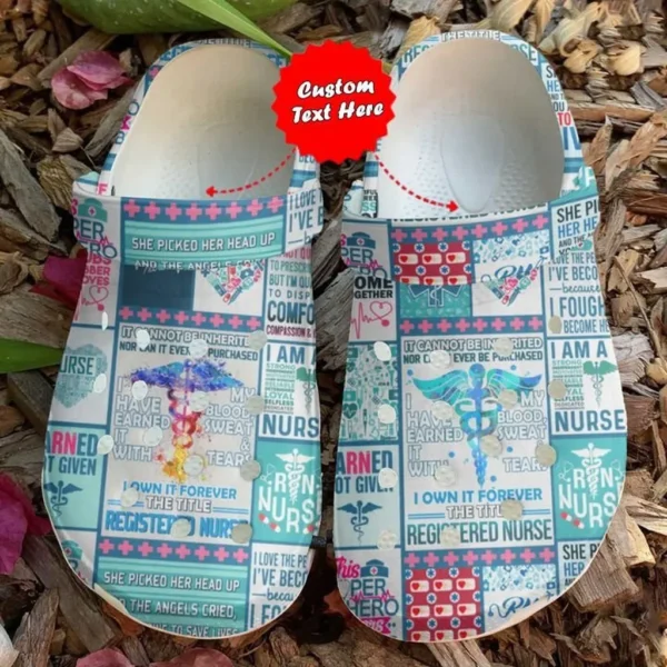 nurse registered nurses crocs clog