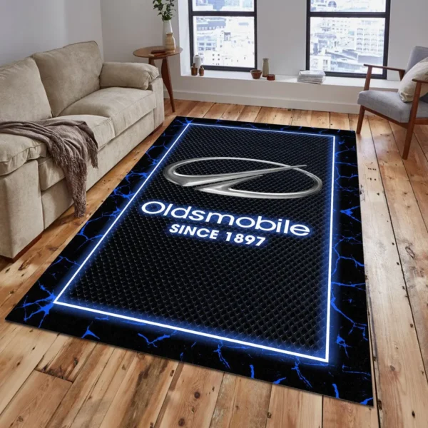 oldsmobile rug gift for oldsmobile lovers gift for him husband boyfriend car5202192561 blue lgwjy