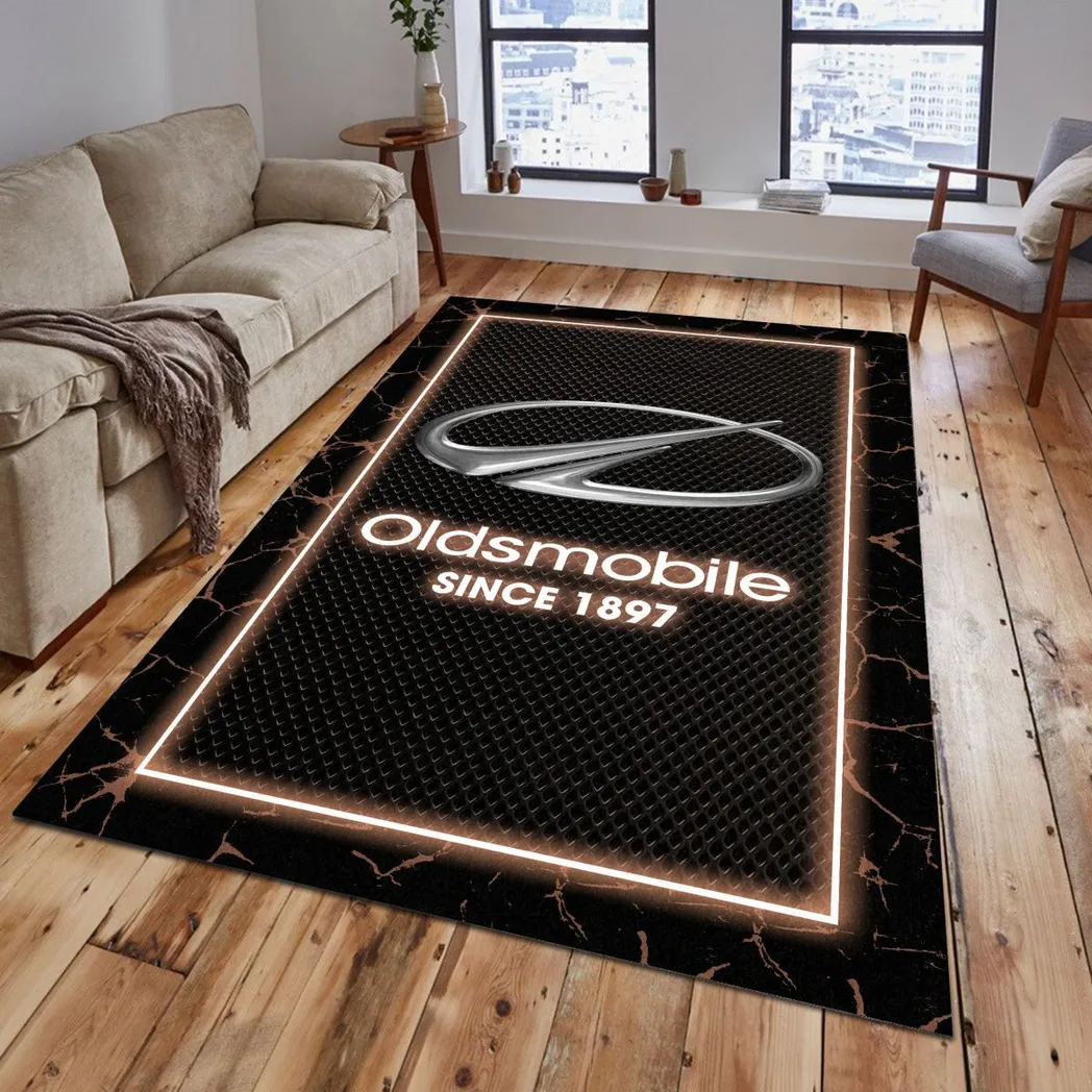 oldsmobile rug gift for oldsmobile lovers gift for him husband boyfriend car5202192561 brown vaibu