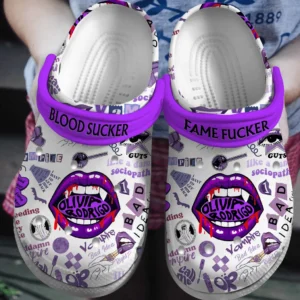 olivia rodrigo music crocs clogs bgrx9