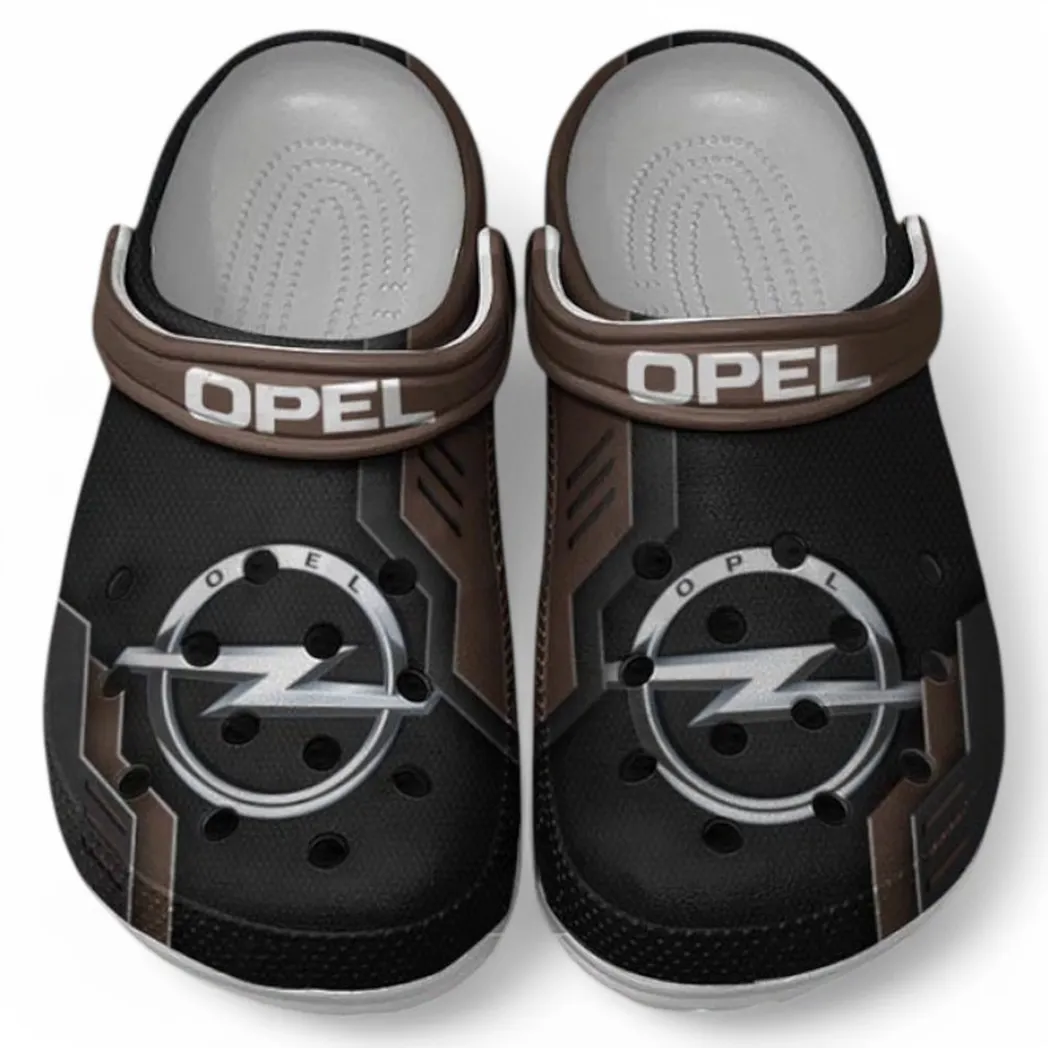 Opel Crocs Clogs Männer Frauen, Geschenk für Opel Fan CAR185031525272 - Braun
