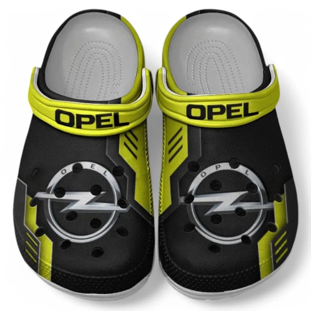 Opel Crocs Clogs Männer Frauen, Geschenk für Opel Fan CAR185031525272 - Gelb